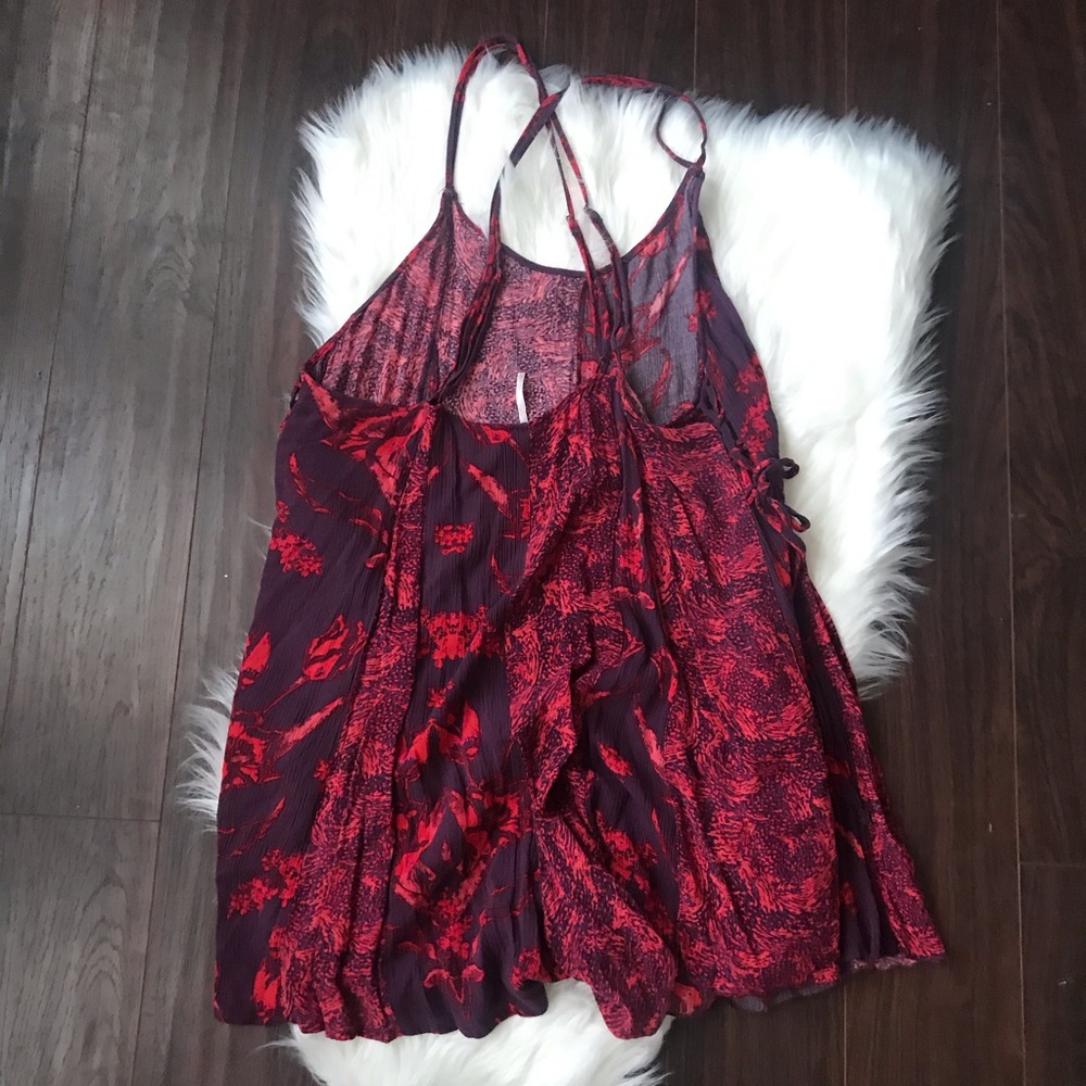 Free People Short Strappy Romper Size Large - Picture 5 of 8